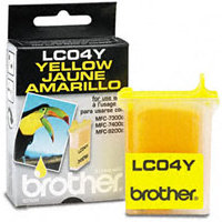 Brother LC-04Y Yellow Inkjet Cartridge