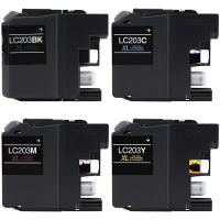 Compatible Brother LC-203BK / LC-203C / LC-203Y / LC-203M Inkjet Cartridge MultiPack