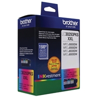 Brother LC30293PK Inkjet Cartridge 3-Pack