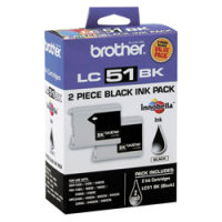 Brother LC512PKS InkJet Cartridges (2/Pack)
