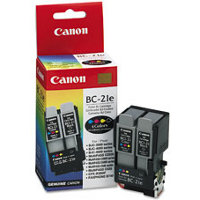 Canon BC-21e Color BubbleJet Dual Printhead Inkjet Cartridge