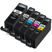 Canon 4530B001 / 4546B001 / 4547B001 / 4548B001 / 4549B001 (PGI-225 / CLI-226) Compatible InkJet Cartridges