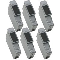 A pack of 6 Canon BCI-21 Compatible Black Inkjet Cartridges