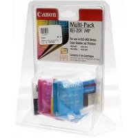 Canon BJI-201MP ( Canon BJI201MP ) Multi-Pack Color 4 Inkjet Cartridges