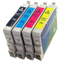 Epson T060120 / T060220 / T060320 / T060420 Remanufactured InkJet Cartridge MultiPack