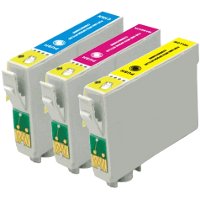 Epson T125520 Remanufactured InkJet Cartridge Value Pack (C/M/Y)