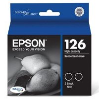 Epson T126120-D2 InkJet Cartridges (2/Pack)