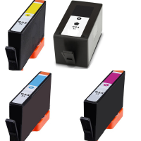 Remanufactured HP 934XL Black / 935XL Cyan / 935XL Magenta / 935XL Yellow Inkjet Cartridge MultiPack