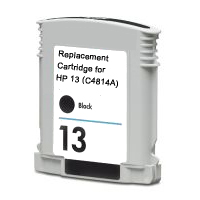 Hewlett Packard HP C4814A ( HP 13 Black ) Remanufactured InkJet Cartridge