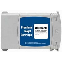 Hewlett Packard HP C4871A ( HP 80XL Black ) Remanufactured InkJet Cartridge