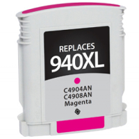 Hewlett Packard HP C4908AN / HP 940XL Magenta Replacement InkJet Cartridge