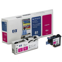 Hewlett Packard HP C4952A ( HP 81 ) Magenta Printhead InkJet Cartridge with Printhead cleaner