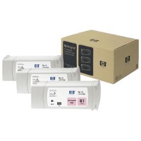 Hewlett Packard HP C5071A ( HP 81 ) Dye Ink Light Magenta InkJet Cartridge Multi-Pack ( 3 Pack of C4935A )