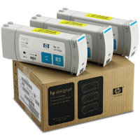 Hewlett Packard HP C5073A ( HP 83 ) UV Ink Cyan InkJet Cartridge Multi-Pack ( 3 Pack of C4941A )