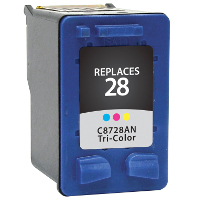 Hewlett Packard HP C8728AN / C8728A / HP 28 Replacement InkJet Cartridge