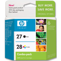 Hewlett Packard HP C9323FN ( HP 27/28 ) InkJet Cartridge Combo Pack