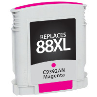 Hewlett Packard HP C9392AN / HP 88XL Magenta Replacement InkJet Cartridge