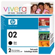 Hewlett Packard HP C9500BN ( HP 02 Twinpack ) InkJet Cartridges