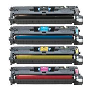 Compatible HP C9700A / C9701A / C9702A / C9703A Laser Toner Cartridge MultiPack