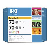 Hewlett Packard HP CB341A ( HP 70 ) InkJet Cartridge Twin Pack