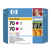 Hewlett Packard HP CB344A ( HP 70 ) InkJet Cartridge Twin Pack