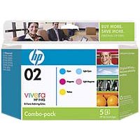 Hewlett Packard HP CC604FN ( HP 02 Combo Pack ) InkJet Cartridge Combo Pack