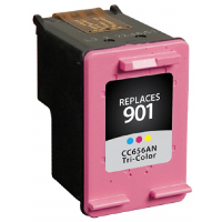 Hewlett Packard HP CC656AN / HP 901 Tri-color Replacement InkJet Cartridge