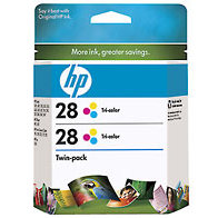 Hewlett Packard HP CD995FN ( HP 28 Twinpack ) InkJet Cartridge Twin Pack