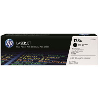 Hewlett Packard HP CE320AD ( HP 128A black ) Laser Toner Cartridge Dual Pack
