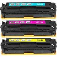 Hewlett Packard HP CF211A / CF212A / CF213A ( HP 131A ) Compatible Laser Toner Cartridge Set