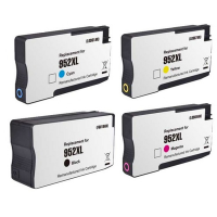 Remanufactured HP 952XL Black / 952XL Cyan / 952XL Magenta / 952XL Yellow Inkjet Cartridge MultiPack