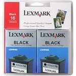 Lexmark 10N0138 ( Lexmark Twin-Pack #16 ) Inkjet Cartridges