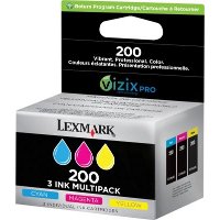 Lexmark 14L0268 ( Lexmark # 200 ) InkJet Cartridge Value Pack