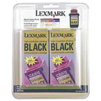 Lexmark 15M1330 Black InkJet Cartridges ( 2 Pack of 12A1970 )
