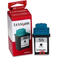 Lexmark 16G0055 ( Lexmark #55 ) Black High-Yield, High-Resolution Inkjet Cartridge