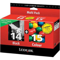 Lexmark 18C2239 ( Lexmark Twin-Pack #14, #15 ) InkJet Cartridges