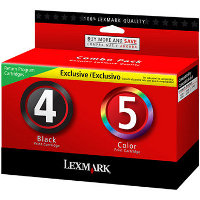 Lexmark 18C2255 ( Lexmark Twin-Pack #4, #5 ) InkJet Cartridges