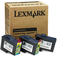 Lexmark 18L0232 ( Lexmark Tri-Pack #82 ) Black Standart Capacity Inkjet Cartridges
