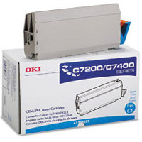 Okidata 41304207 Cyan Laser Toner Cartridge