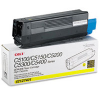 Okidata 42127401 Yellow Laser Toner Cartridge