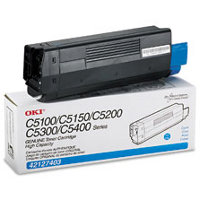 Okidata 42127403 Cyan Laser Toner Cartridge