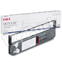 Okidata 52103601 Black Fabric Printer Ribbons (12/Pack)