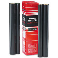 Sharp UX-3CR ( Sharp UX3CR )  Black Thermal Transfer Imaging Film Ribbon Fax Cartridges (2/Pack)