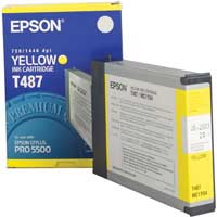 Epson T487011 Yellow InkJet Cartridge