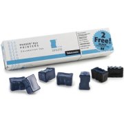 Xerox / Tektronix 016-1825-00 Solid Ink Sticks (5 Cyan / 2 Black)